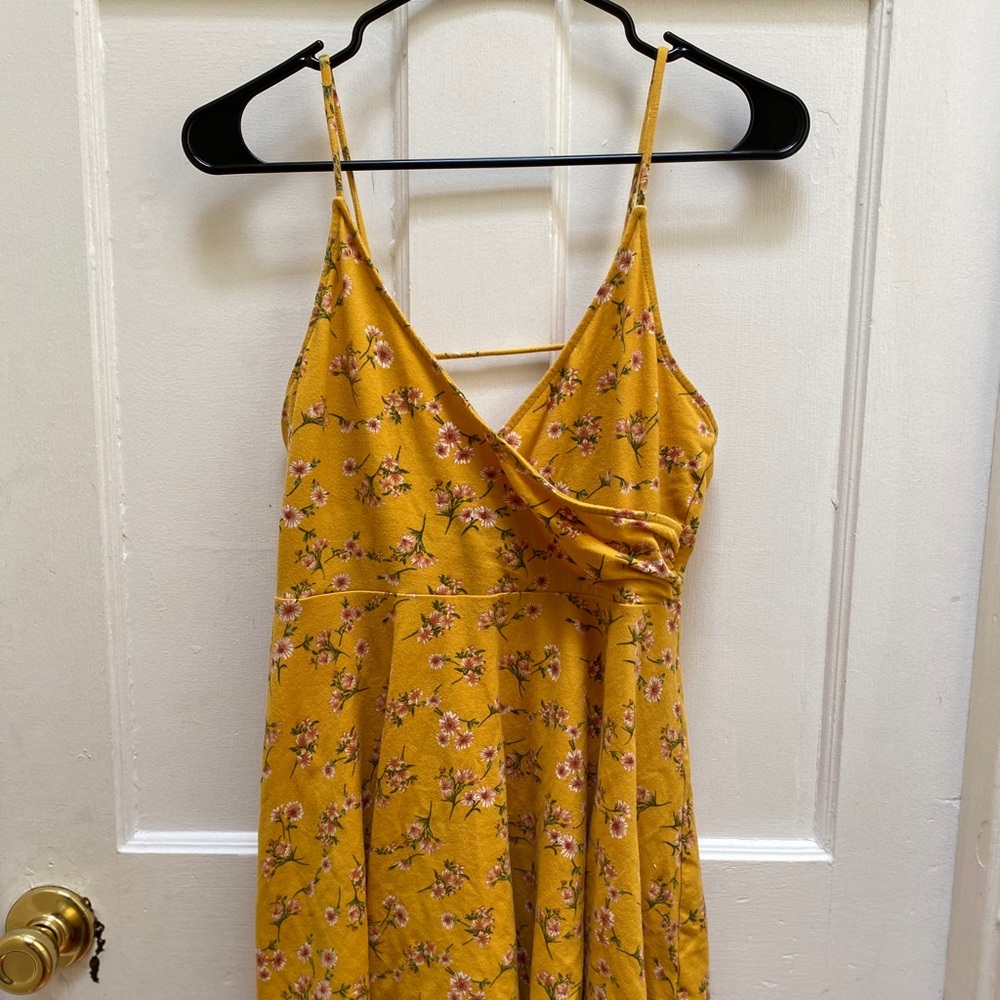 Floral strappy summer dress